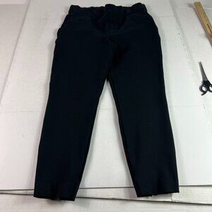 Spanx Pants Women's 31x23* High Rise Back Seam Skinny Pull On Crop Black Tag XL